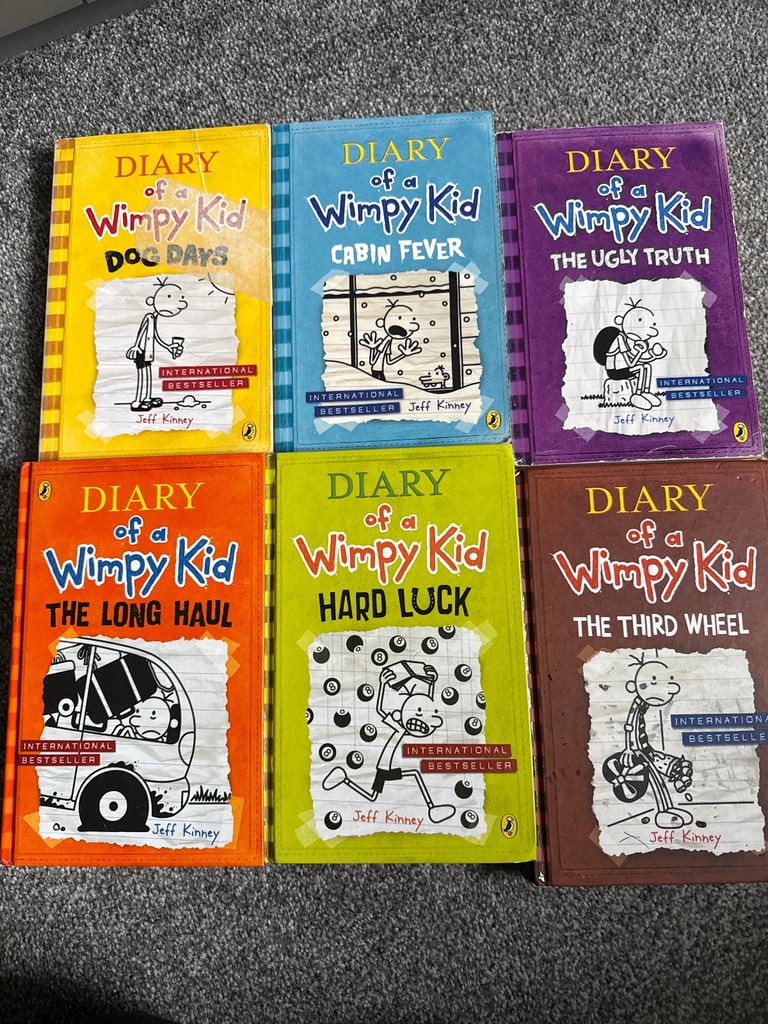 image for Diary of a wimpy kid books