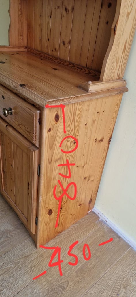 Solid Pine Welsh Dresser