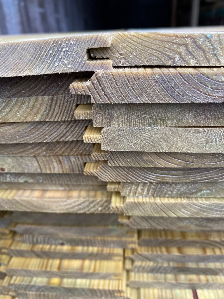 Shiplap cladding 4.8 m treated 
