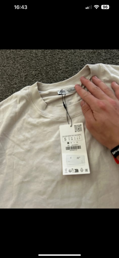 image for White baggy Zara tshirt 
