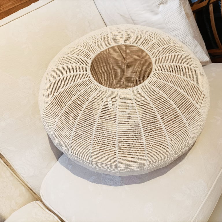 image for Beautiful ceiling lamp shade, rattan