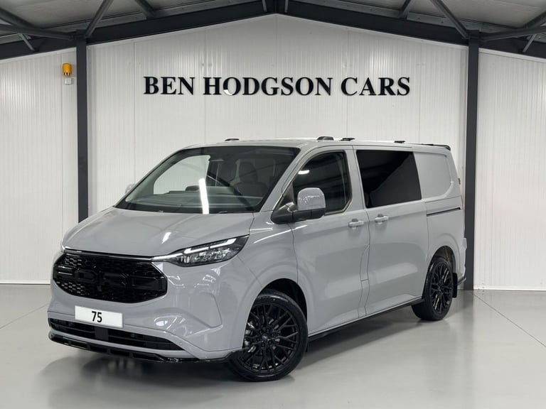image for 2025 75 FORD TRANSIT CUSTOM 2.5 320 DURATEC 11.8KWH LIMITED CREW VAN DOUBLE CAB 