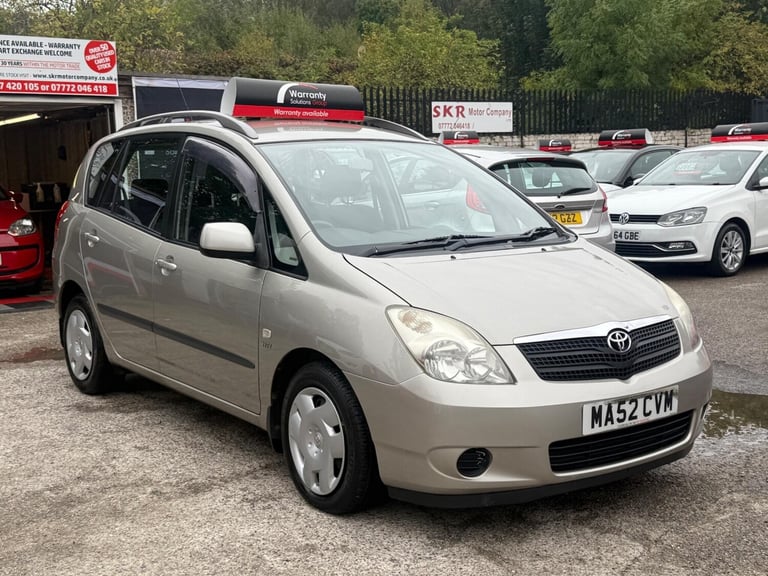 2002 Toyota Corolla Verso 1.6 VVT-i T2 5dr MPV Petrol Manual
