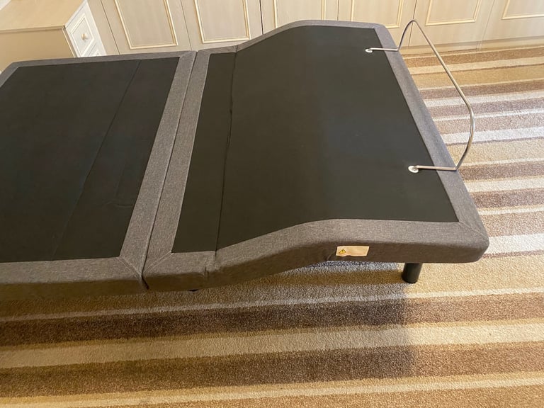 Adjustable double bed frame sleep motion