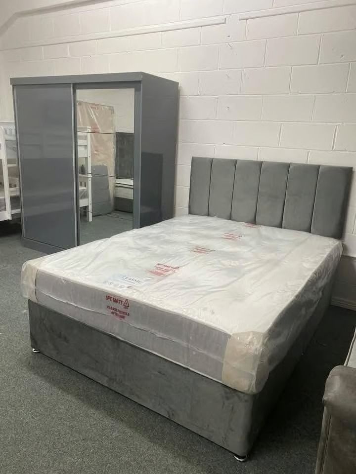image for 🌙 Comfortable Double Divan Bed with Storage | Perfect for Guest Rooms **
