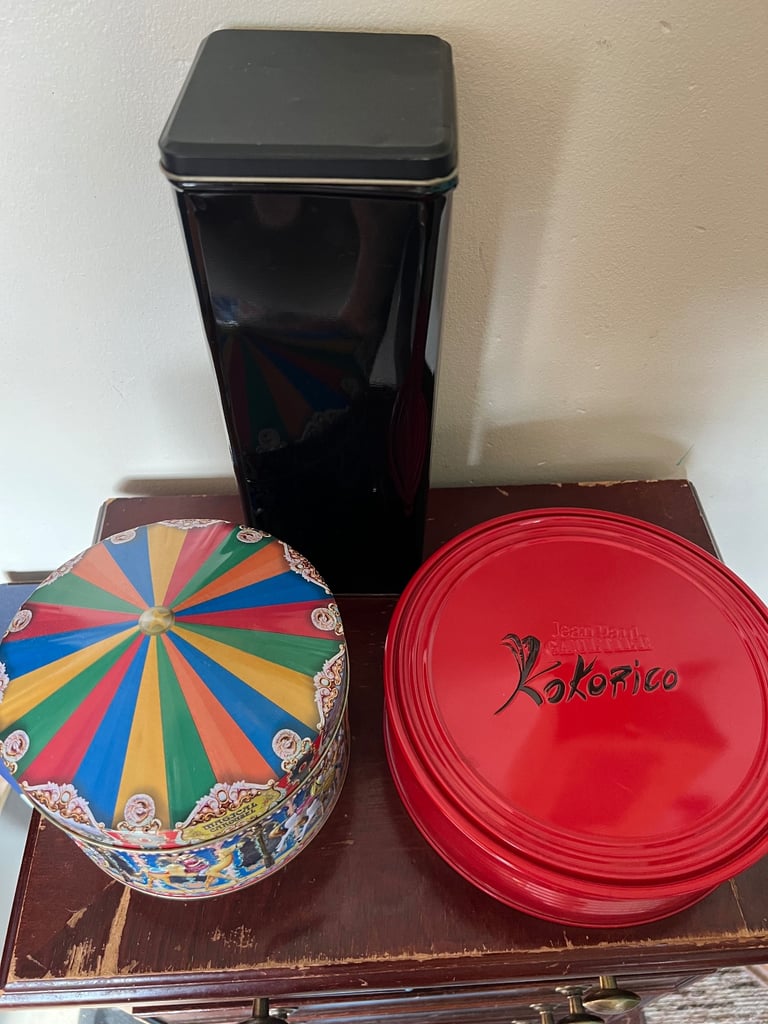 Empty tins