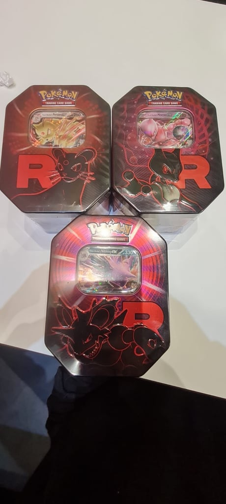 image for Team rocket tins 