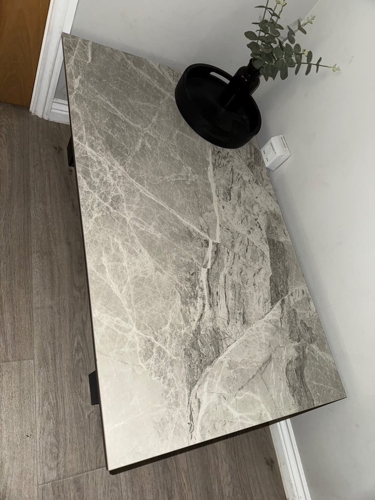 Marble Effect Coffee Table 