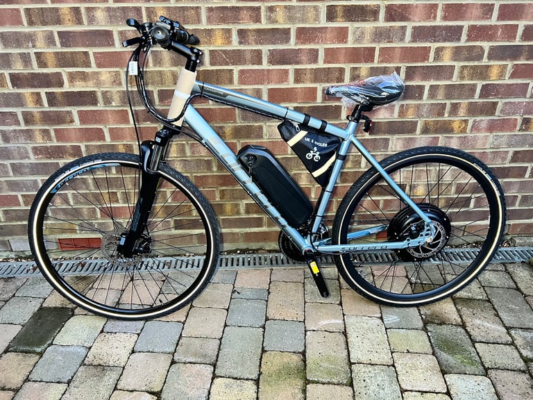 Carrera Electric Hybird Ebike 1500w 14ah Throttle/ Pedal 35mph NEW