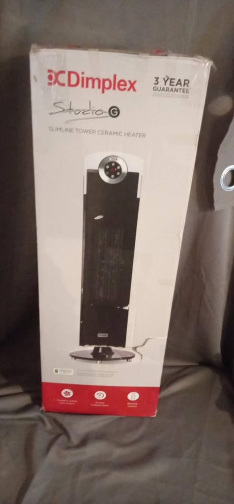 Dimplex 2.5kW Electric Portable Oscillating Fan Tower Heater
