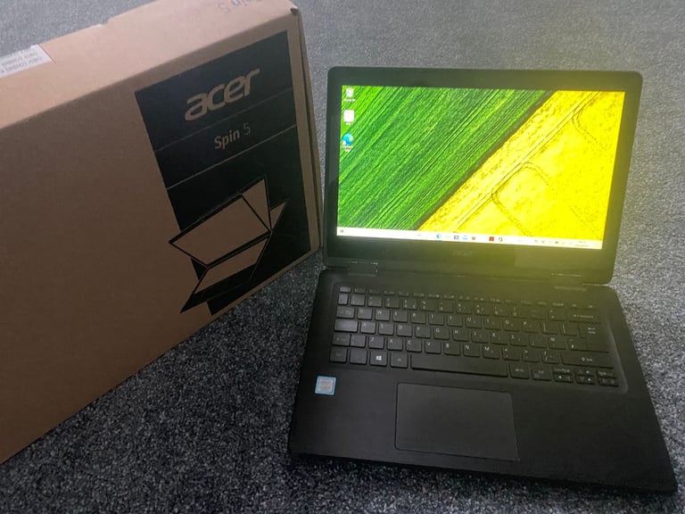 image for Acer Spin SP5 Laptop i5 SSD 2in1 touch HD screen converts tablet charger box