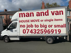 Man and van removals single item to full load 