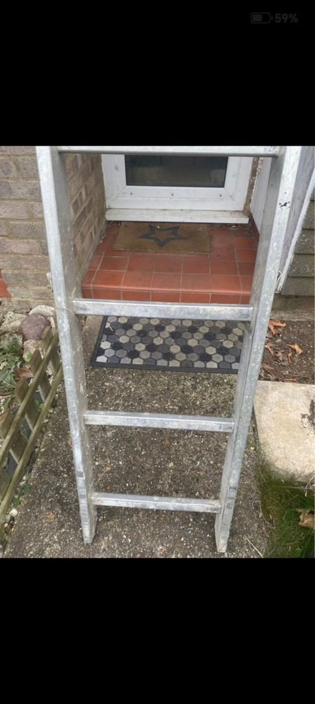 Aluminium ladder around 10ft
