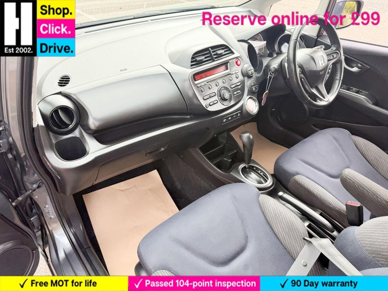 2013 Honda Jazz 1.4 i-VTEC ES Plus Hatchback 5dr Petrol CVT Euro 5 (99 ps) HATCHBACK Petrol Autom...