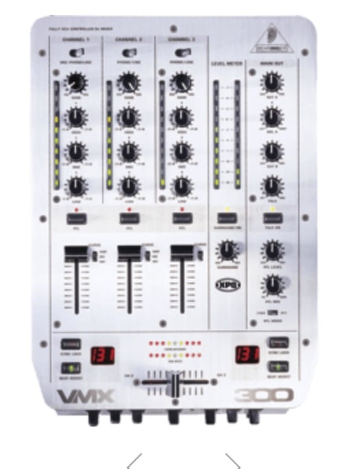 Professional 3-Channel DJ Mixer with BPM Counter and VCA Control