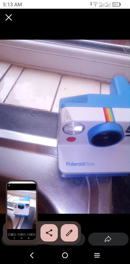 Polaroid now instant camera 