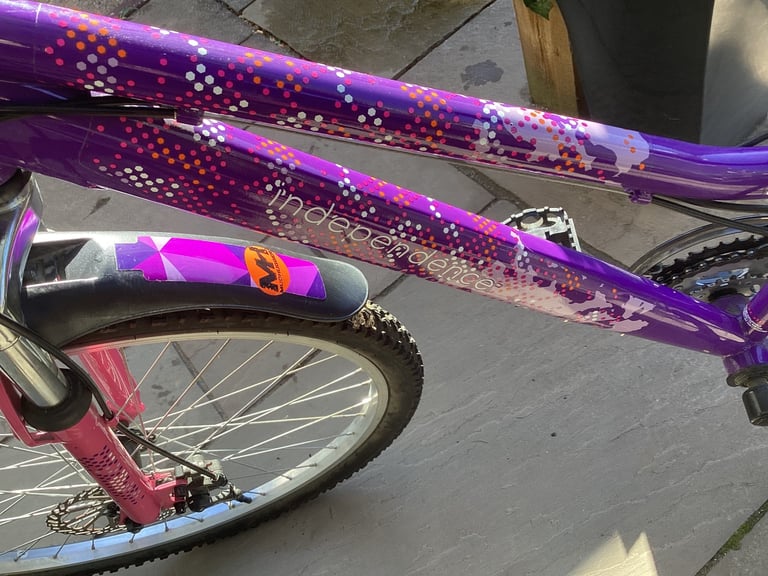 Girls bike only rode few times slight problem with gears easily fixed 