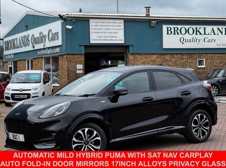 image for 2022 Ford Puma 1.0T EcoBoost MHEV ST-Line SUV Agate Black Petrol Hybrid DCT Euro 6 (s/s) ( HATCHB...