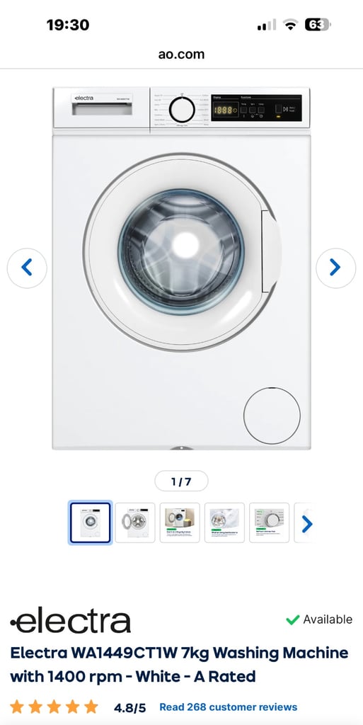 image for Brand new washing machine 