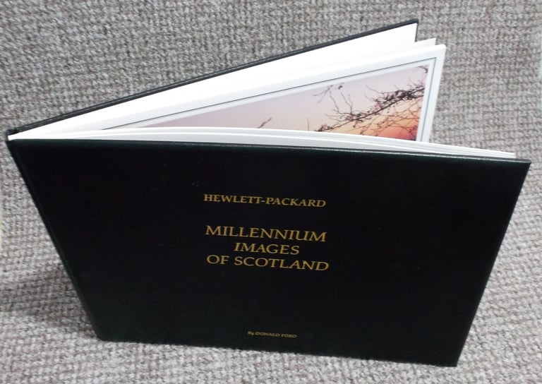 Signed limited edition of Millennium Images of Scotland No 98 of 4000, by Donald Ford.