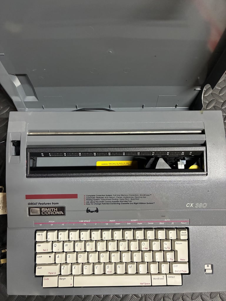 SMITH CORONA CX380 ELEC TYPEWRITER 