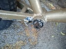 Onza T-Mag trials bike frame with Wheels - Spares or Repairs Onza MONTY