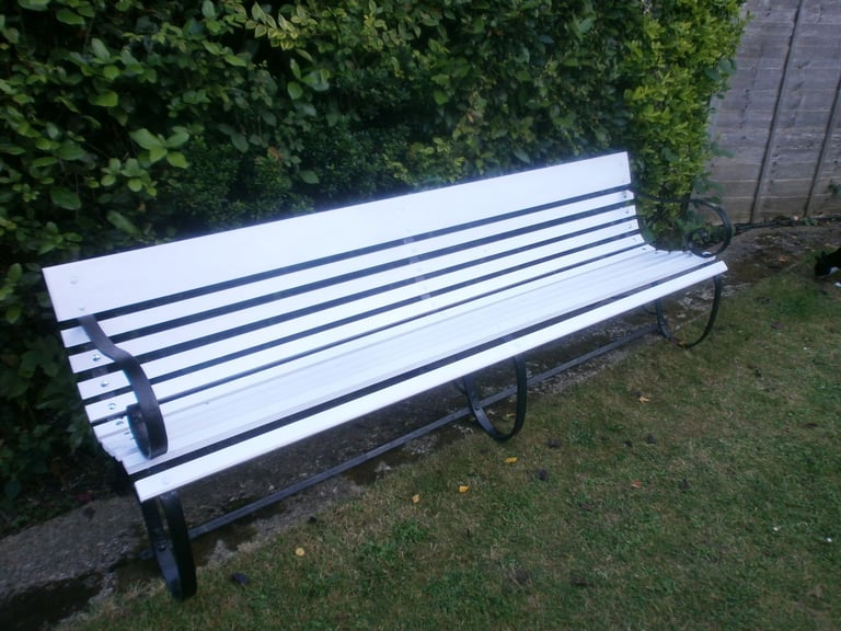 Antique 8ft park bench
