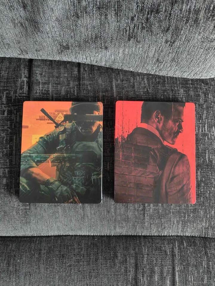 PS5 Call of Duty Black Ops 6 & Modern Warfare 3 Steelbook Edition includes game discs
