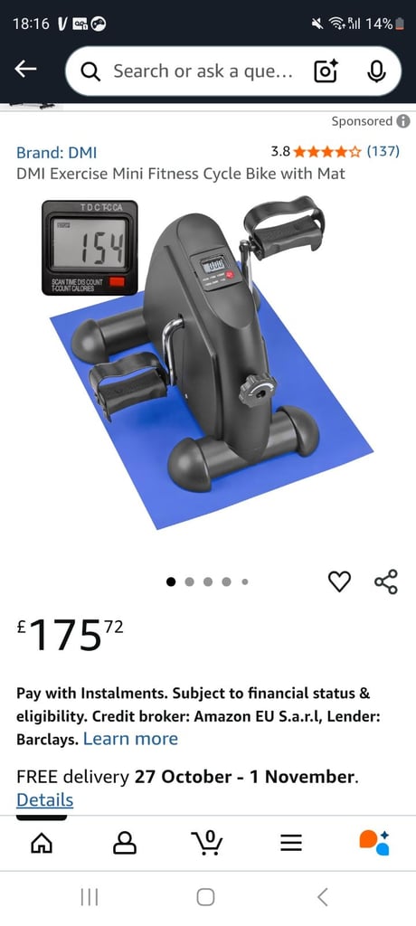 image for Mini Excercise Bike 