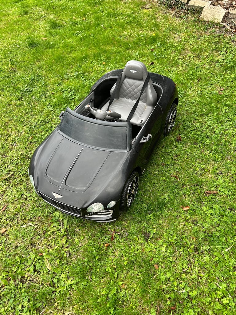 HOMCOM Bentley GT Electric Ride-on Car w/ Remote, Black - Used - RRP £130