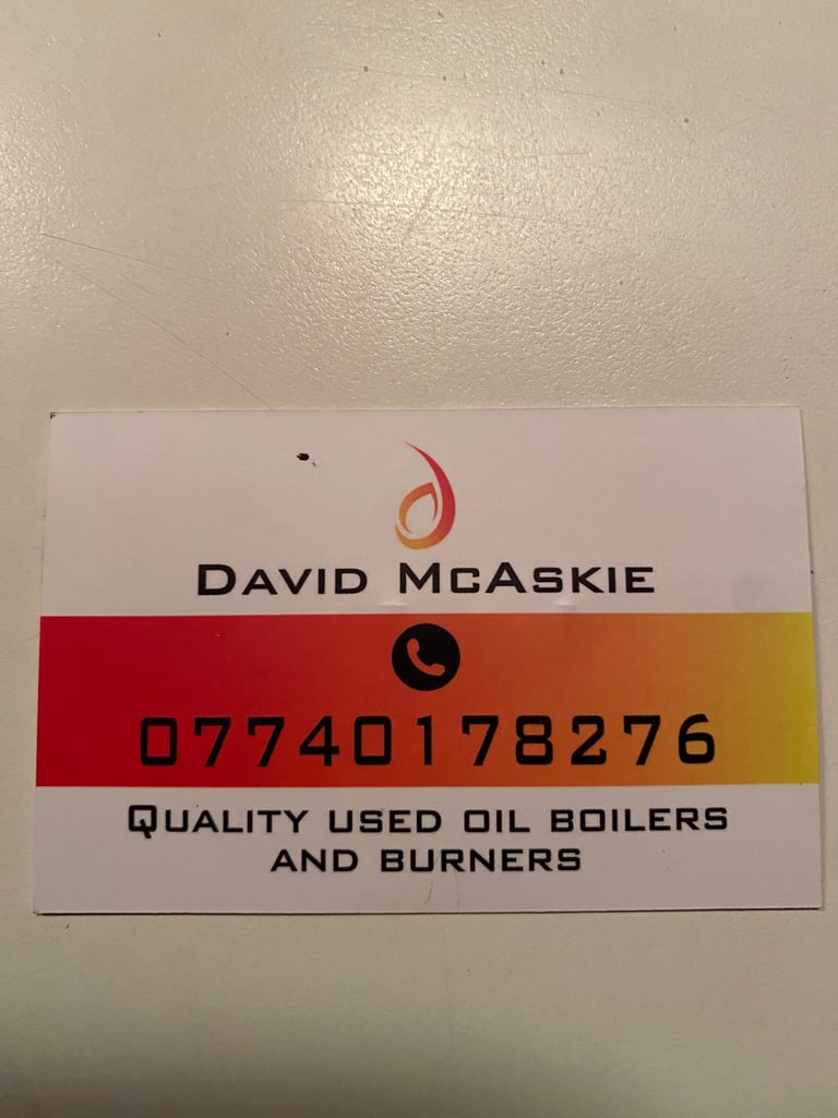 Oil boiler burner 