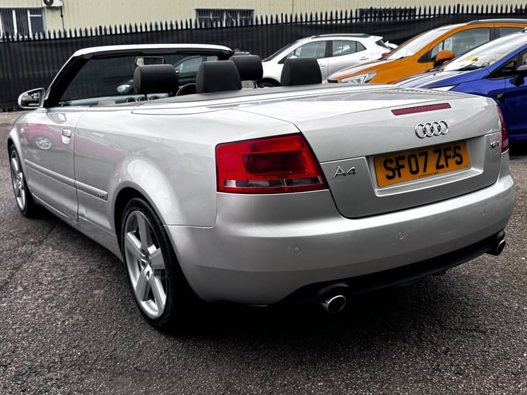 2007 Audi A4 Cabriolet 1.8T S line Multitronic 2dr CONVERTIBLE Petrol Automatic