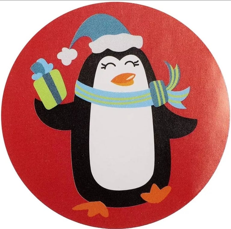 image for Blue Panda 1000 Pieces Holiday Stickers for Kids Classroom, Christmas Stickers