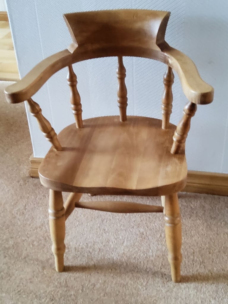 image for Vintage childs oak &quot;Captains Chair&quot;