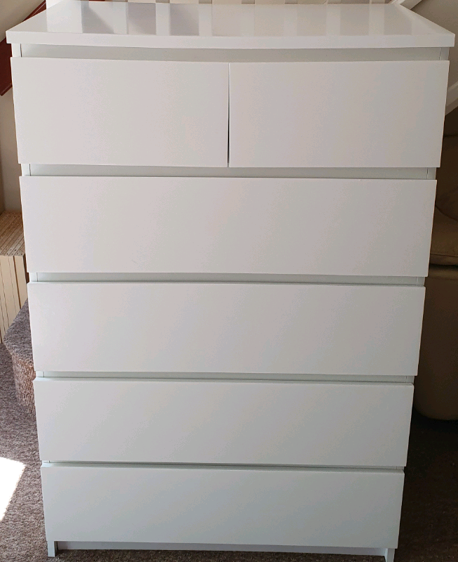 Ikea malm 6 drawers chest