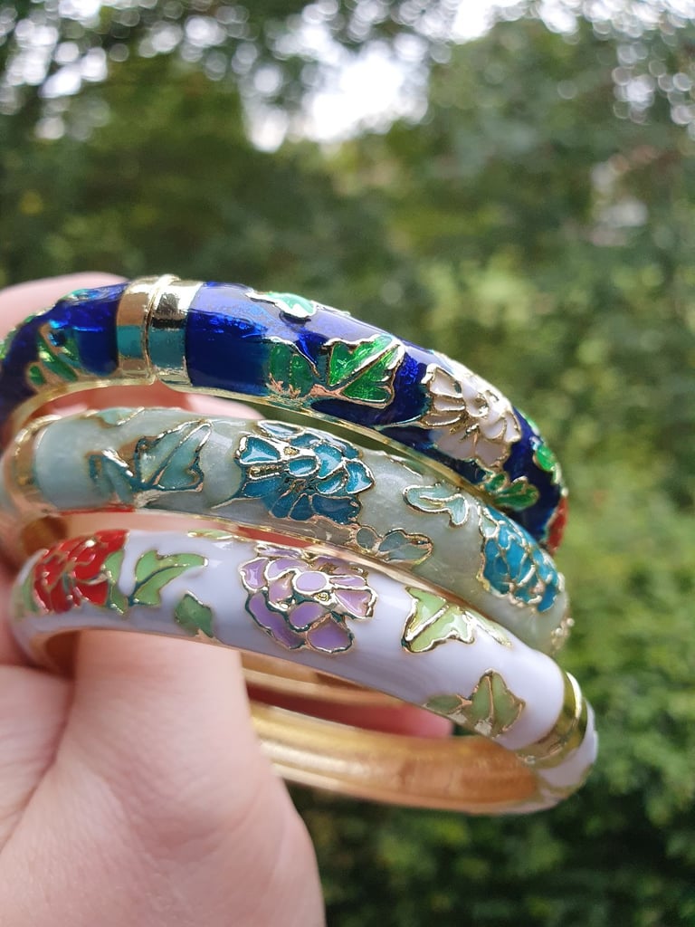 image for Cloisonne bracelets £15 each