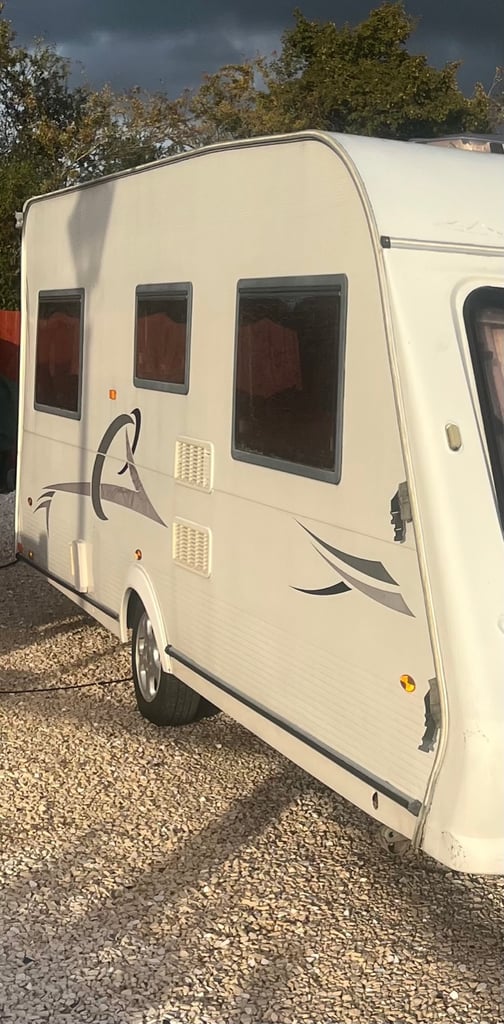 2007 caravan elddis 4 berth fixed bed touring caravan cheap 