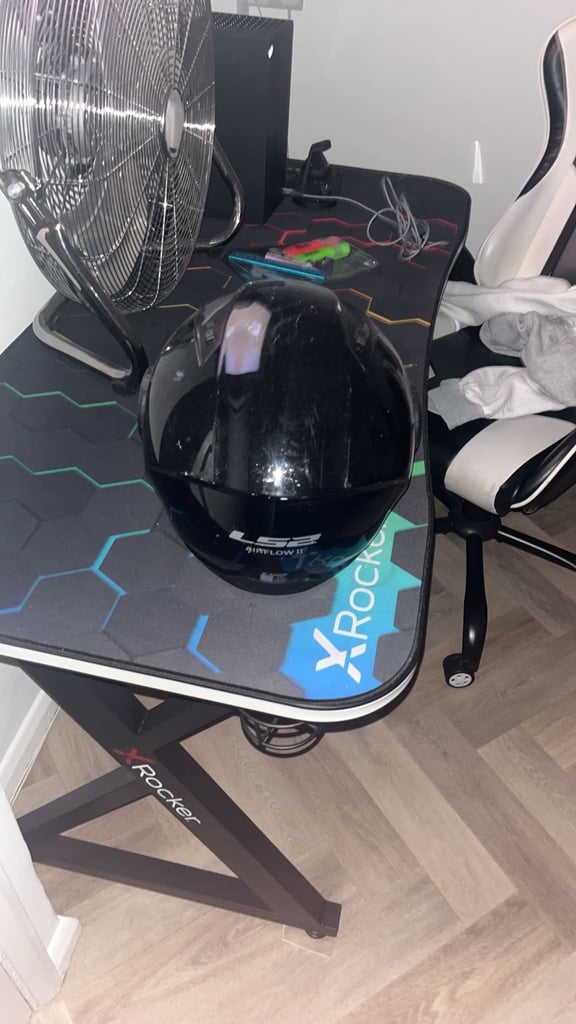 Ls2 airflow helmet half face with visor 