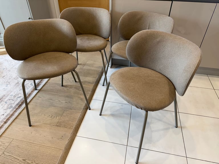Set of 4 IKEA Upholstered Dining Chairs