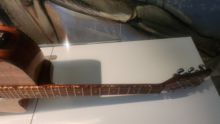 DEAN Exotica Espalt Spalted Maple Electro-Acoustic Guitar