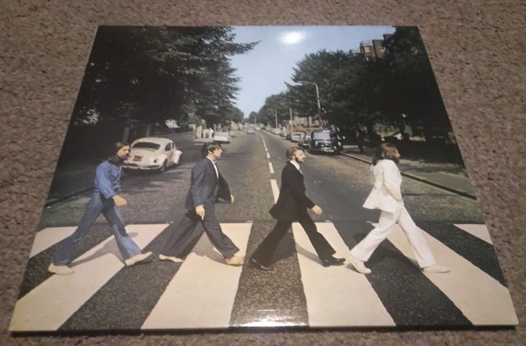 The Beatles Abbey Road splatter vinyl album mint 