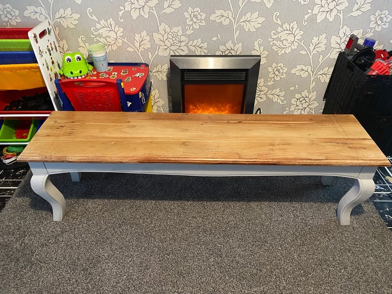 Solid Wood Benches. Height 18 Inches. Length 67 Inches. Width 15 Inches. 