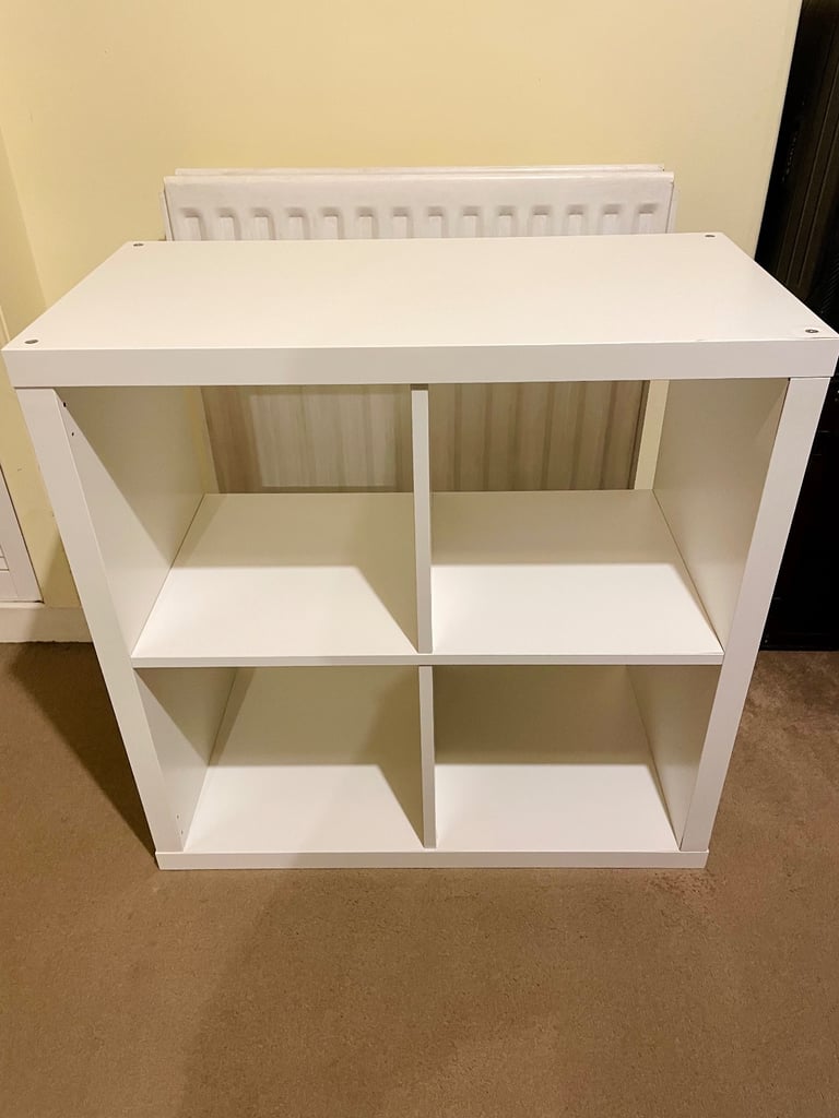 image for WHITE IKEA KALLAX BOX CUBE STORAGE SHELVES SHELVING UNIT