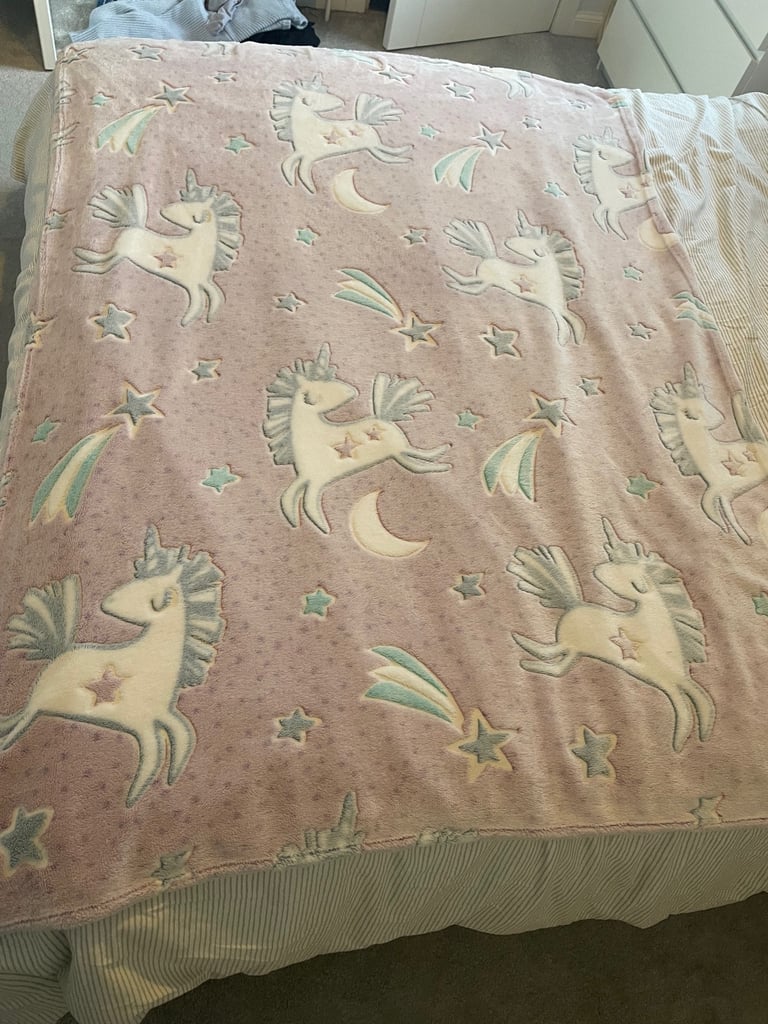 image for Kids unicorn blanket 