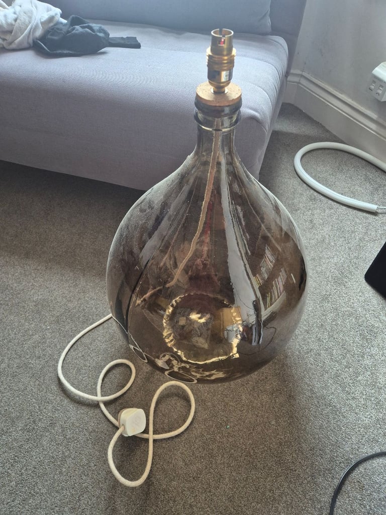 image for Large Recycled Glass Lamp 