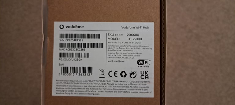 Vodafone Wifi Hub 