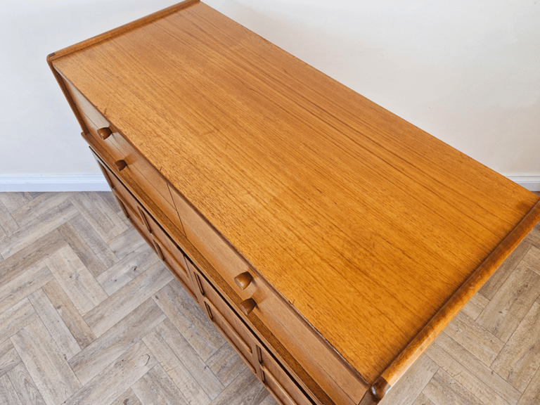 Nathan Mid Century Medium Teak Danish Design Compact Retro Sideboard Cabinet BL716