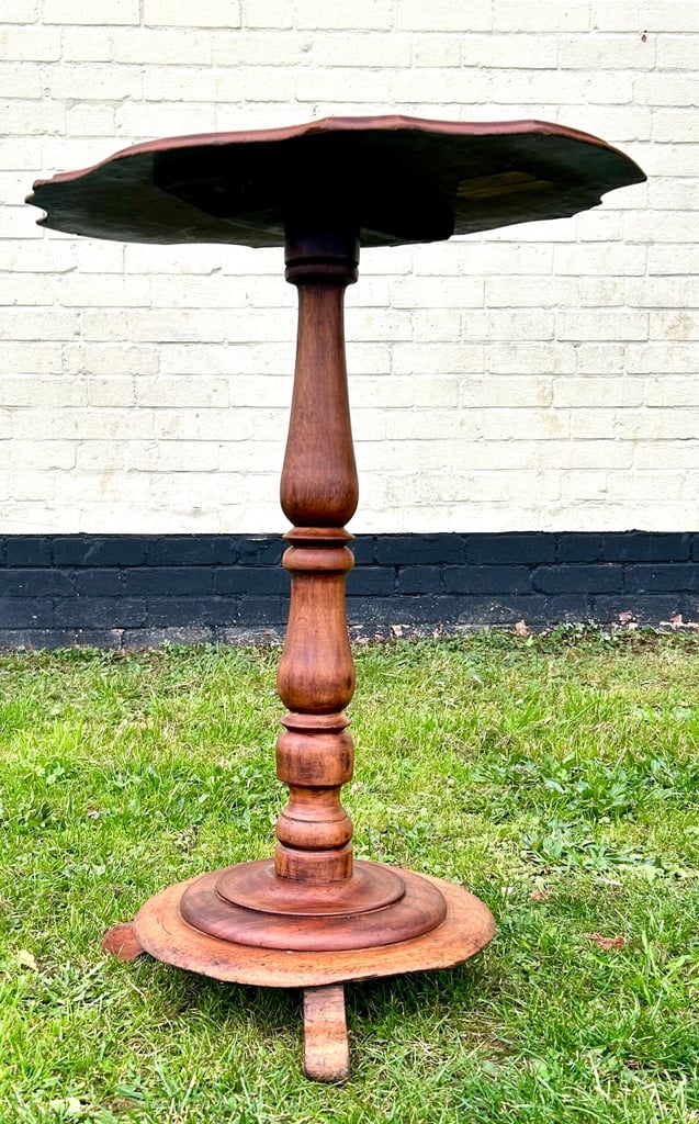 Victorian mahogany antique side table vintage wooden arts and crafts hall desk industrial occasional