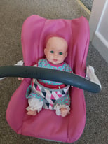 Smoby dolls car seat with doll.