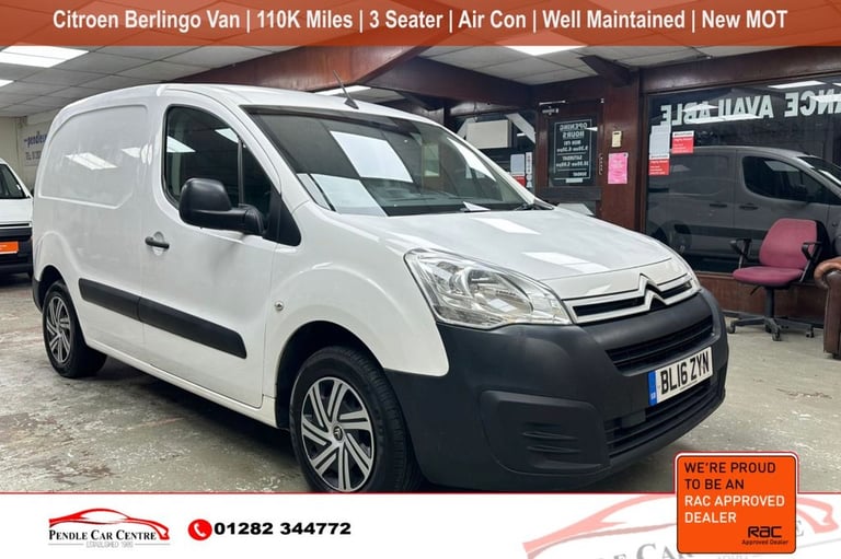 2016 Citroen Berlingo 1.6 HDi 625 Enterprise Panel Van 5dr Diesel Manual L1 (131 g/km, 75 bhp) PA...